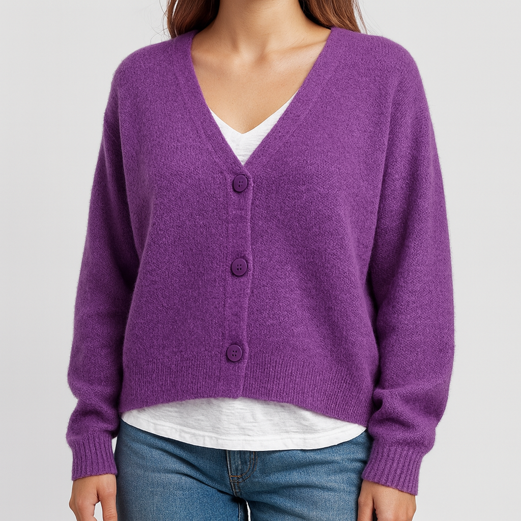 Bellmont | Soft knit black cardigan