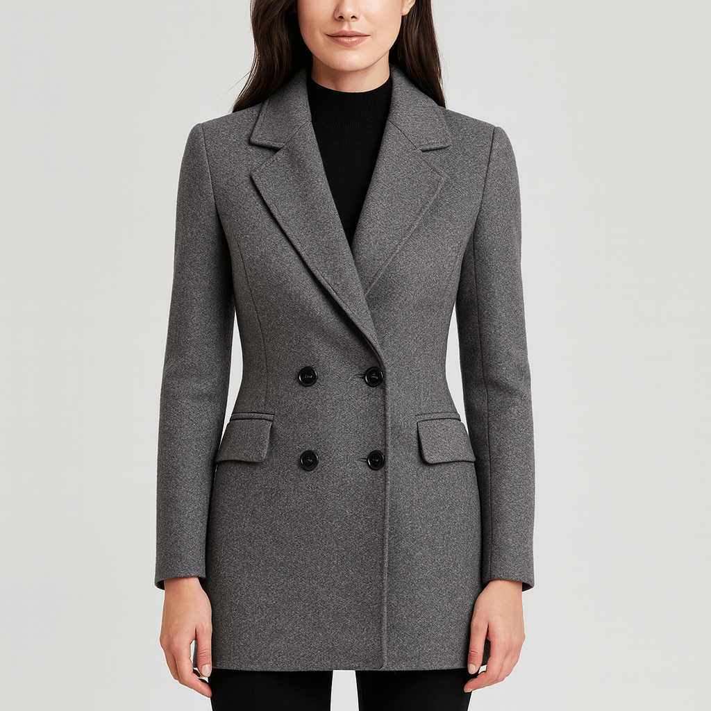 Bellmont | Slim fit black trench coat